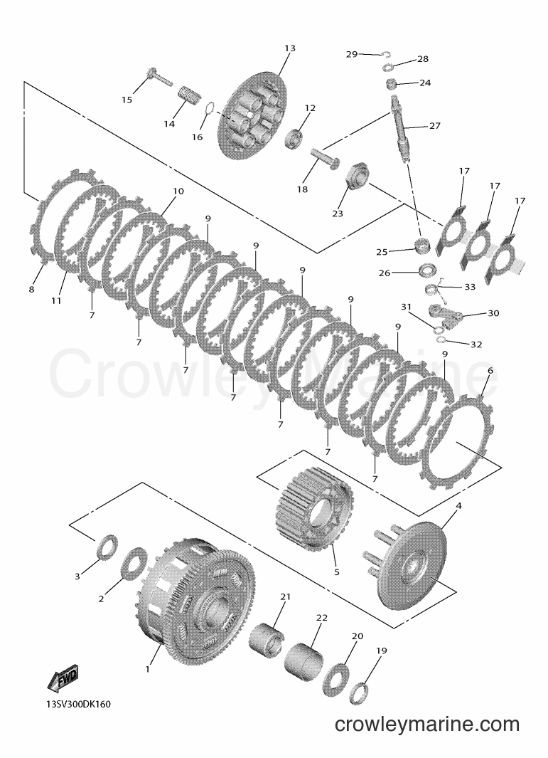 Yamaha Motors YZF600 (BN64) [010] - CLUTCH
