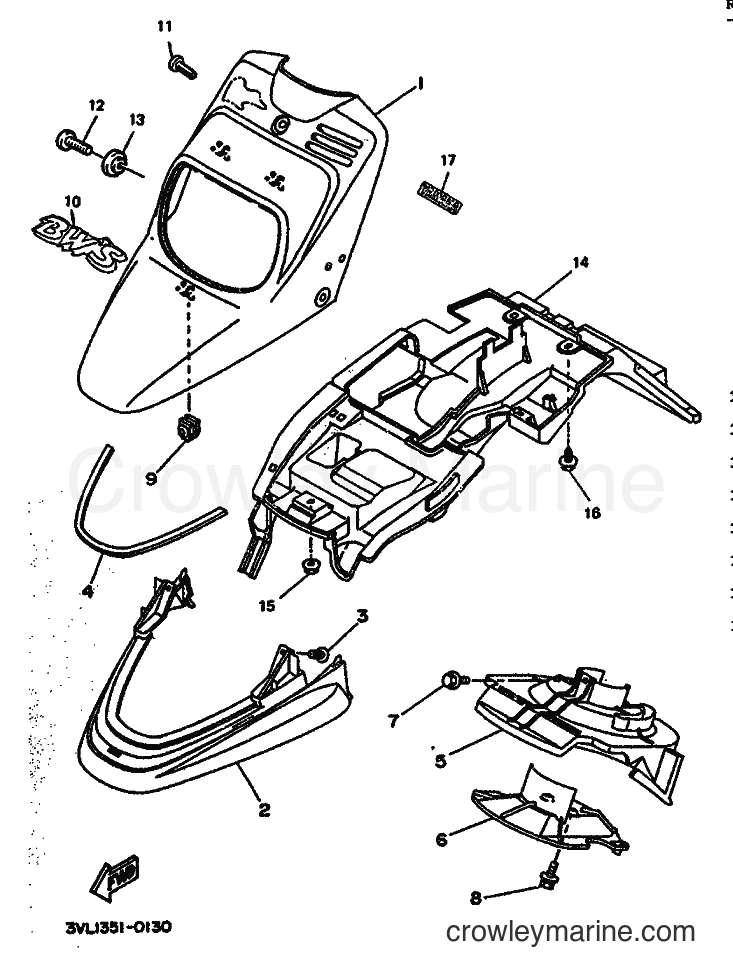 1992 Scooter CW65 - CW65 (4GP1) [999] - FENDER
