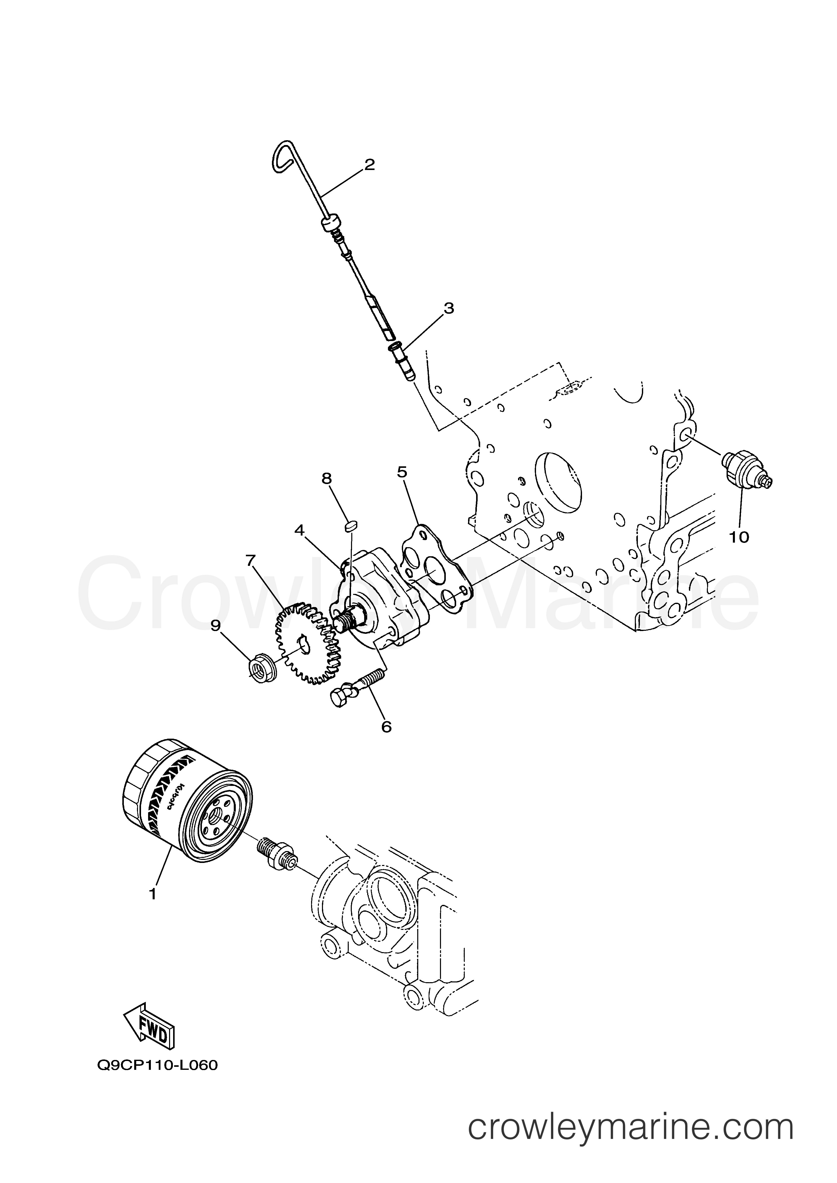 Yamaha Motors EDL11000SDE - OIL CLEANER