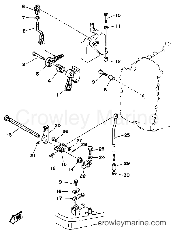 Yamaha Motors 50ELD - CONTROL ENGINE