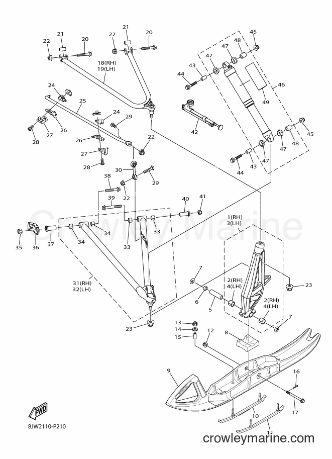 Yamaha Motors SRV10LS (8JY2) [010] - SKI