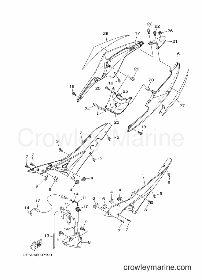 Yamaha Motors YZF-R15 (2PL2) [010] - SIDE COVER