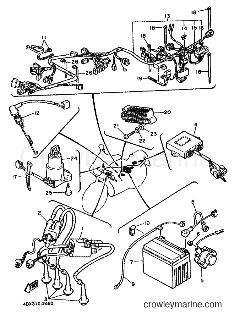 Yamaha Motors FZR400RR (4DX2) [999] - ELECTRICAL 1