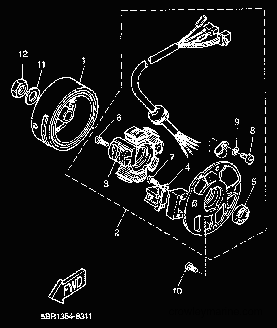 Yamaha Motors YQ50L (5KH7) [010] - GENERATOR