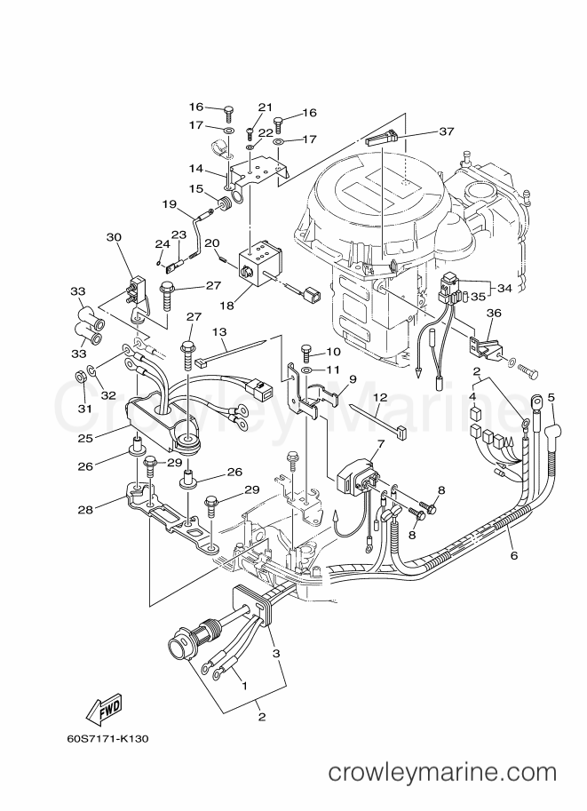 Yamaha Motors FT8DEL (60S7) [230] - ELECTRICAL 2