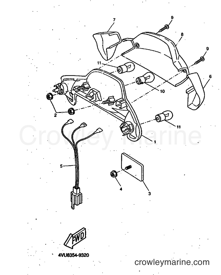 1999 Scooter CW50 - CW50 (5HG1) [010] - LUZ DE COLA