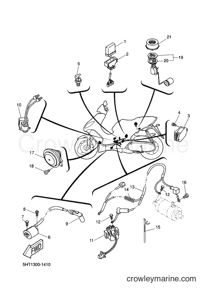 Yamaha Motors XQ125 (5HT2) [010] - ELECTRICAL 1