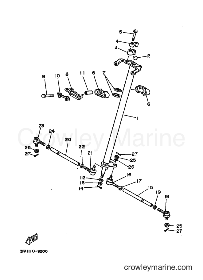 Yamaha Motors YFA1 (3FA2) [020] - STEERING