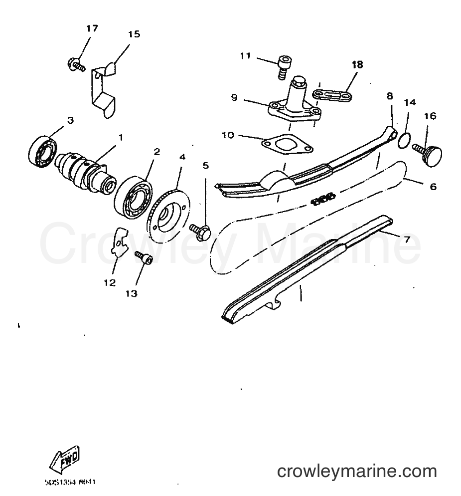 1999 Scooter YP125E - YP125E (5DS8) [010] - CAMSHAFT & CHAIN