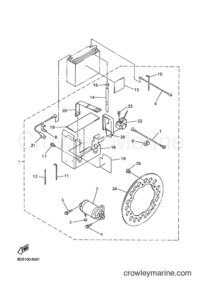 1998 Snowmobile VX700XT - VX700XT (8DS1) [020] - ALTERNATE FOR ELECTRICAL