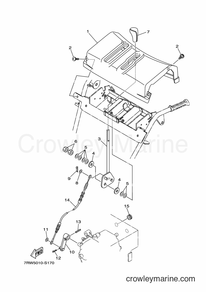 Yamaha Motors YT1070 (7RW5) [010] - CONTROL BOX