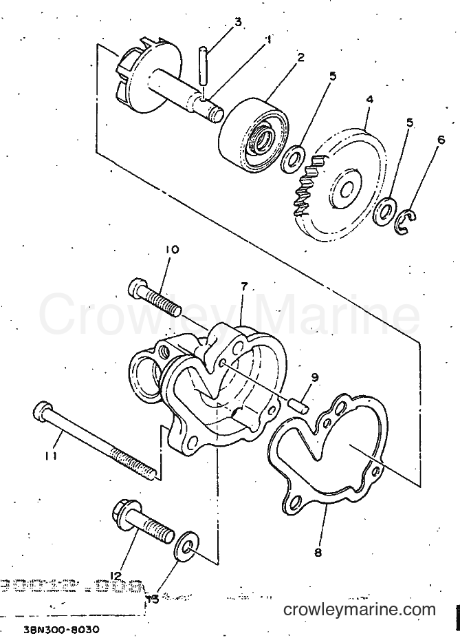 Yamaha Motors DT125R (3PY3) [999] - WATER PUMP