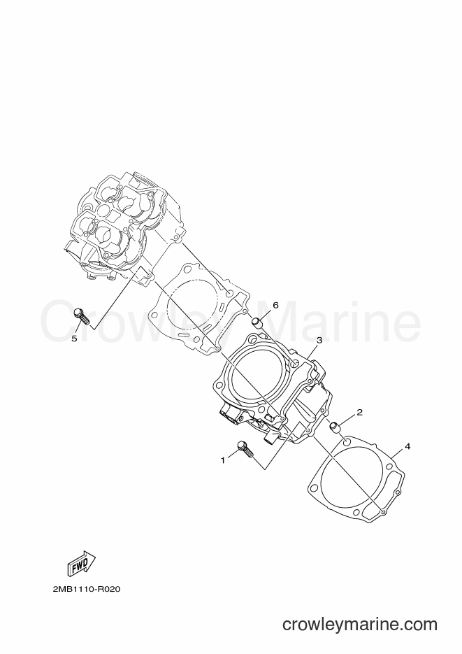 Yamaha Motors YXE700E (B3D2) [010] - CYLINDER
