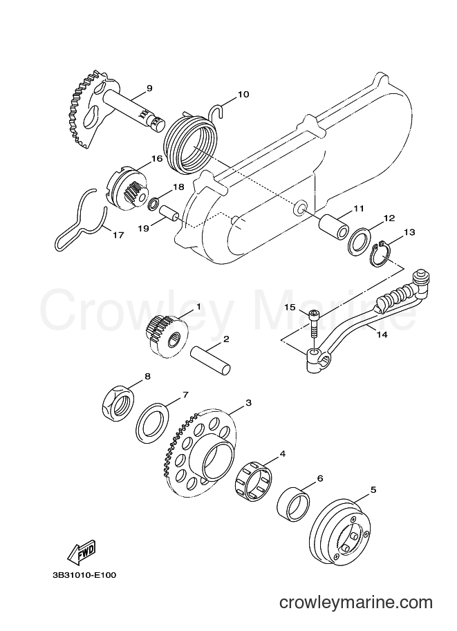 Yamaha Motors XF50 (3B3L) [010] - STARTER