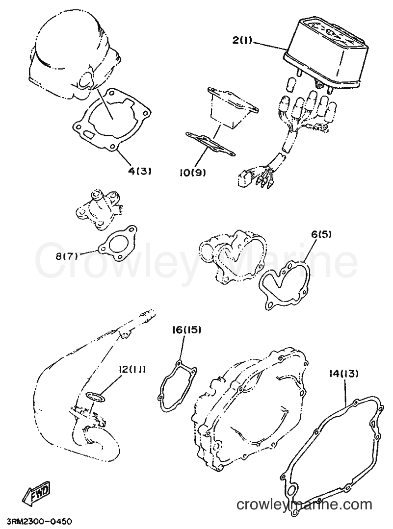 Yamaha Motors DT125R (3RM2) [999] - ALTERNATE FOR METER
