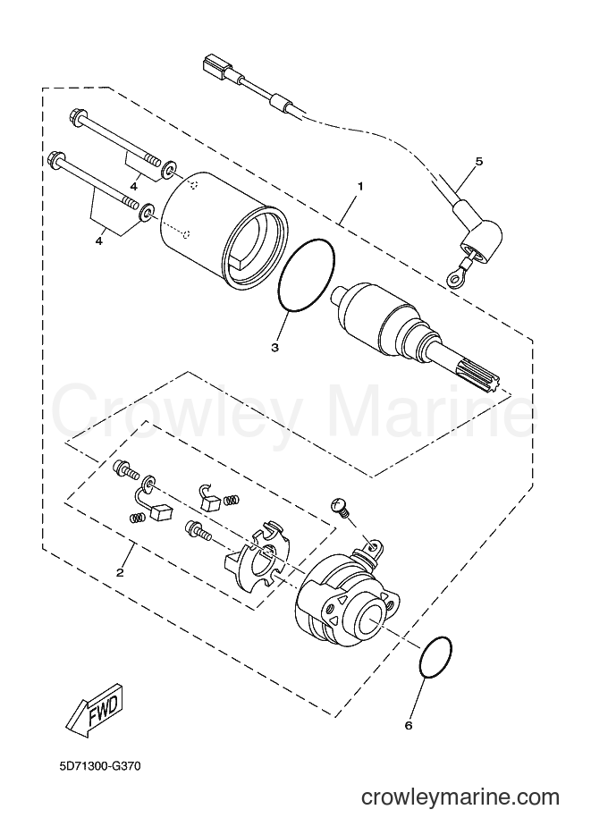 2013 Dirt Bike WR125X - WR125X (22B8) [030] - STARTING MOTOR