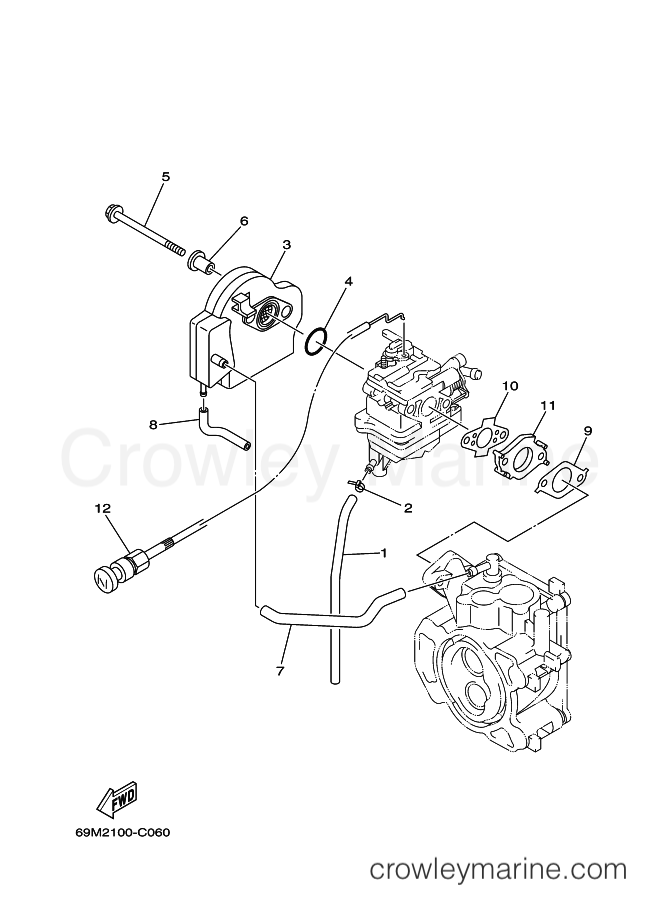 Yamaha Motors F2AMHS (6S78) [100] - INTAKE