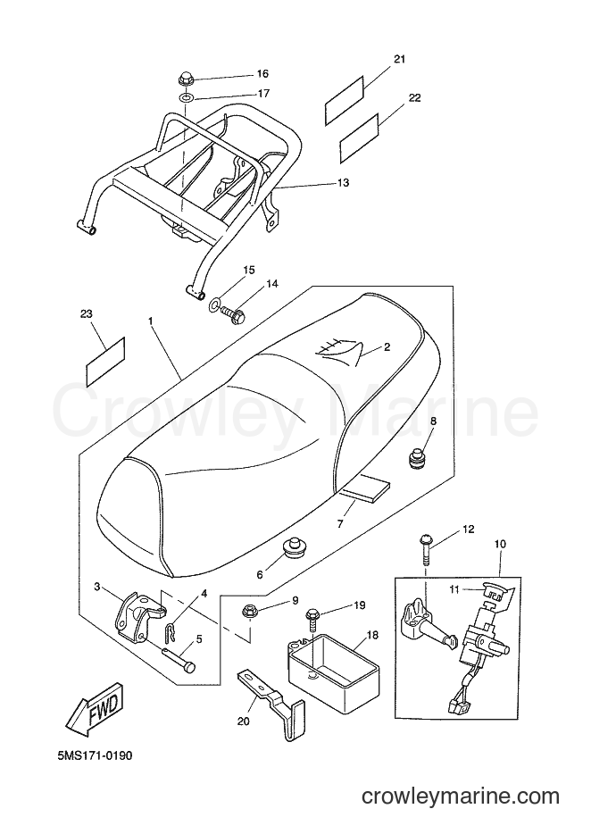 Yamaha Motors CW50 (5MS2) [010] - SEAT