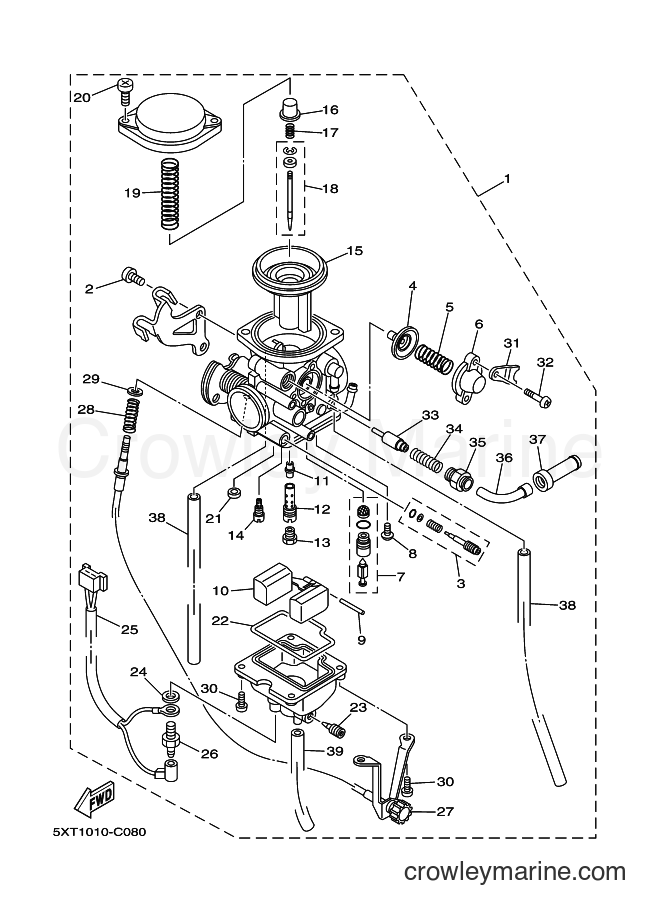 2005 Dirt Bike XG250 - XG250 (4D61) [010] - CARBURETOR