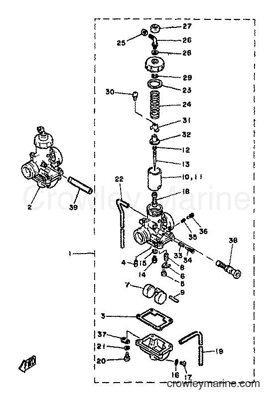 Yamaha Motors RD350LC (4L0) [999] - CARBURETOR