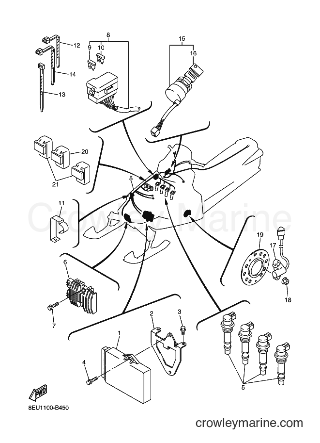 Yamaha Motors RX10S (8EU1) [020] - ELECTRICAL 1