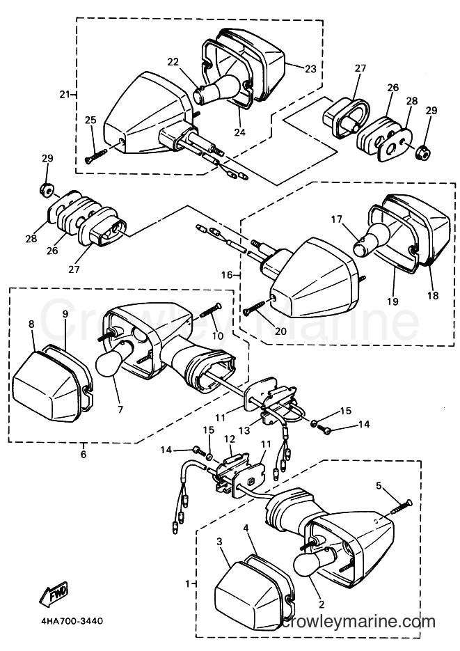 1994 Sport Bike YZF750SP - YZF750SP (4JA2) [010] - FLASHER LIGHT 2