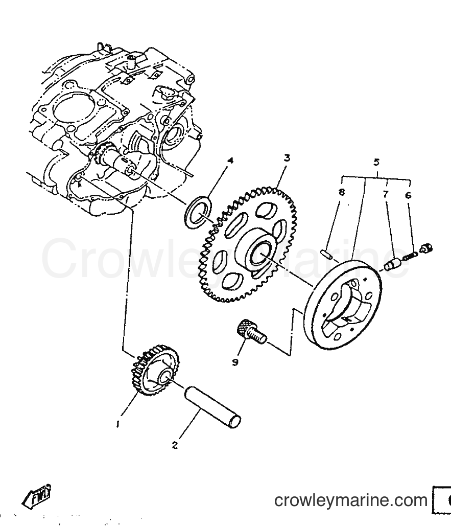 Yamaha Motors SR125 (2JW) [999] - STARTER CLUTCH