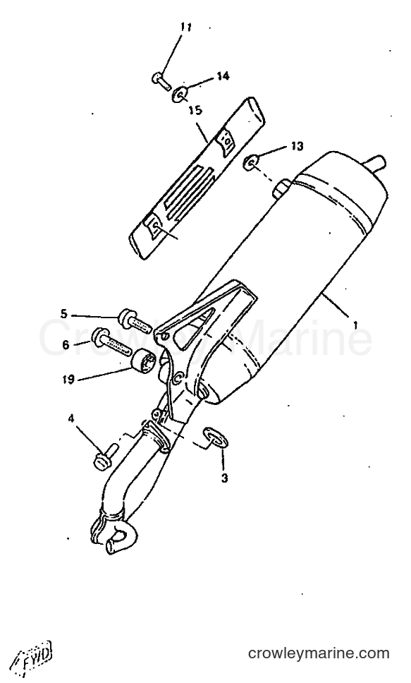 1998 Scooter CW50 - CW50 (4VVF) [010] - EXHAUST