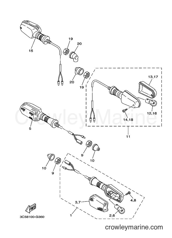 2012 Dirt Bike XT250 - XT250 (3C5W) [010] - FLASHER LIGHT