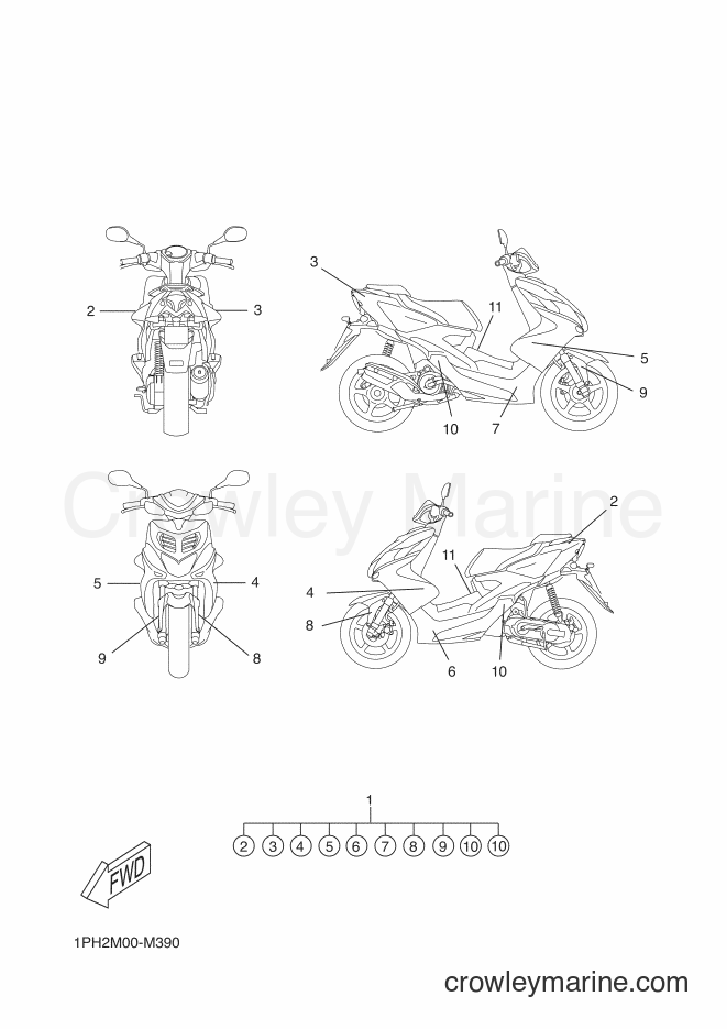 Yamaha Motors NS50 (1PH2) [020] - GRAPHIC & EMBLEM