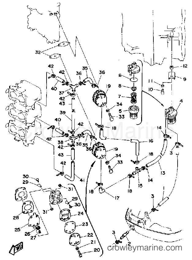 Yamaha Motors L150ETXD - FUEL SYSTEM 1