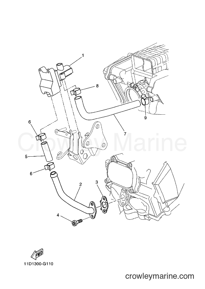 2009 Dirt Bike XT660Z - XT660Z (11D2) [030] - AIR INDUCTION SYSTEM