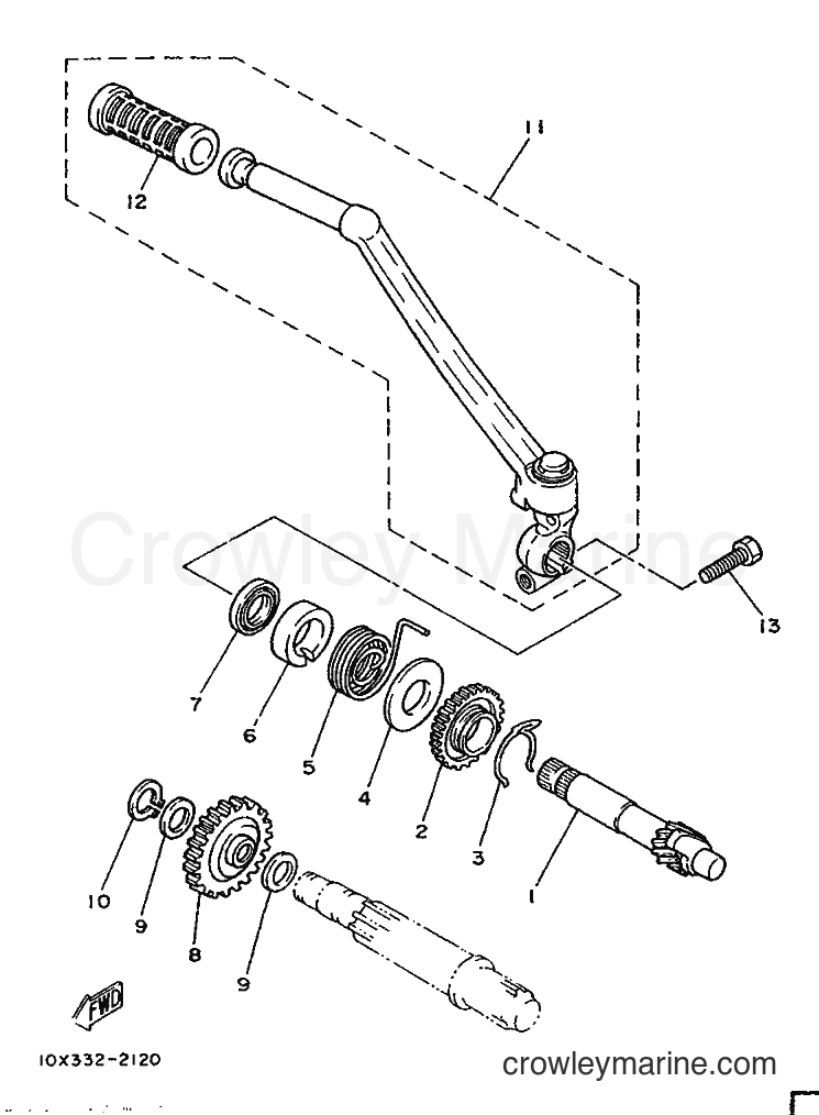 Yamaha Motors RD75LC (1NM) [999] - STARTER