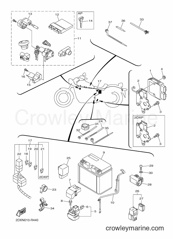 Yamaha Motors XVS950CU (2DXN) [010] - ELECTRICAL 2