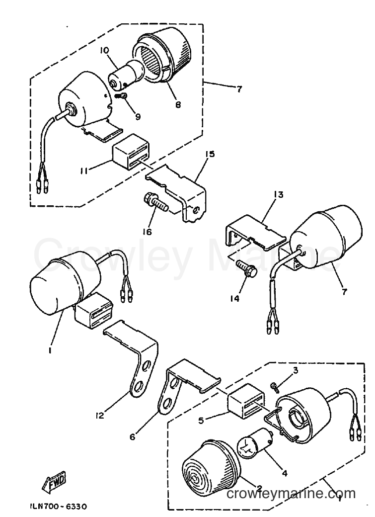 1990 Dirt Bike TT250 - TT250 (3DC2) [010] - FLASHER LIGHT