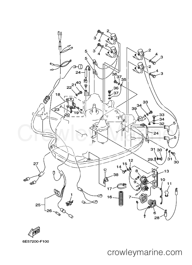 Yamaha Motors 115B (6E57) [070] - ELECTRICAL 2