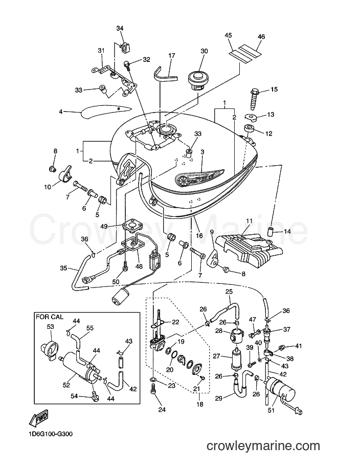 2008 Cruiser XVZ13CT - XVZ13CT (1D6J) [010] - FUEL TANK