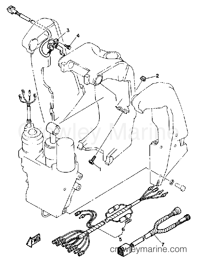 Yamaha Motors L250TXRP - BRACKET 2