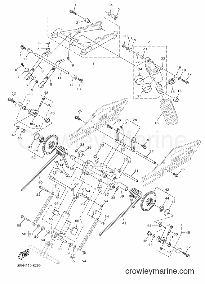 2016 Snowmobile SRV10RL - SRV10RL (8KN5) [010] - TRACK SUSPENSION 2