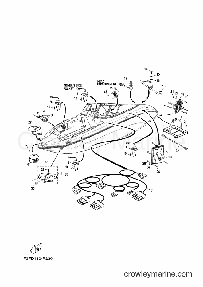 Yamaha Motors SAT1800E (F3FF) [020] - ELECTRICAL 3