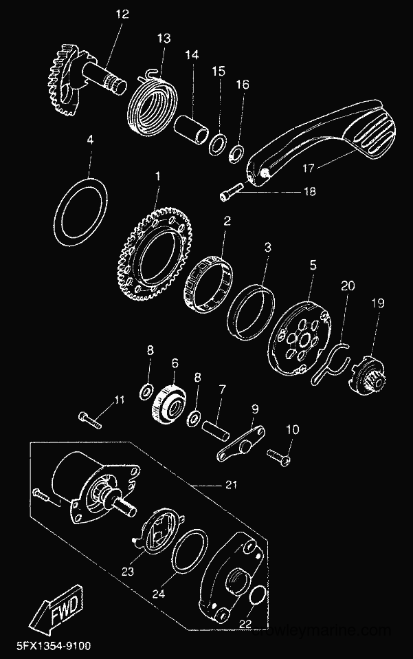 2000 Scooter CW50RS - CW50RS (5JK3) [010] - EXHAUST