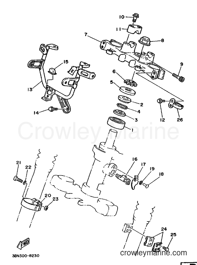 1988 Dirt Bike DT125R - DT125R (3DB1) [999] - STEERING