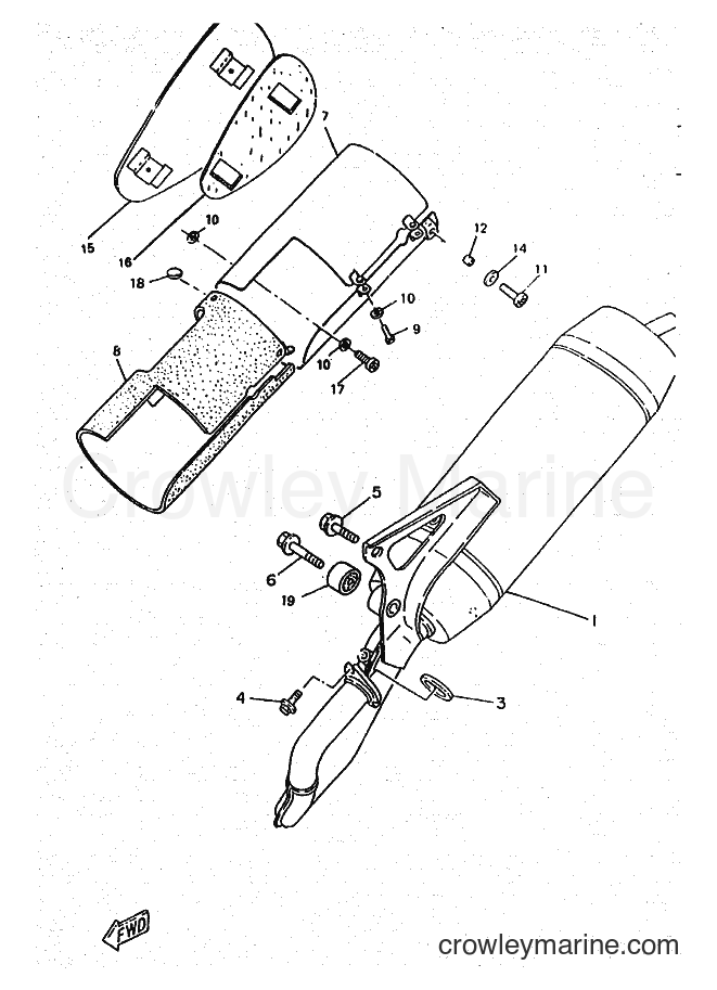 1997 Scooter CW50RSX - CW50RSX (5CD2) [010] - EXHAUST