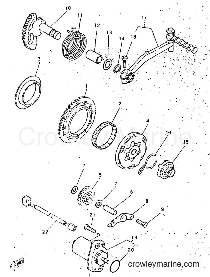 Yamaha Motors YN50 (5AD6) [010] - STARTER