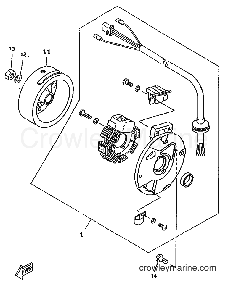 1998 Scooter CW50RSP - CW50RSP (4URG) [010] - GENERATOR