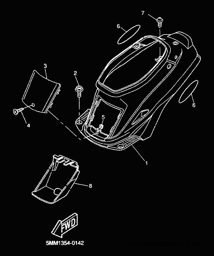 2001 Scooter CW50 - CW50 (5HG9) [020] - SIDE COVER