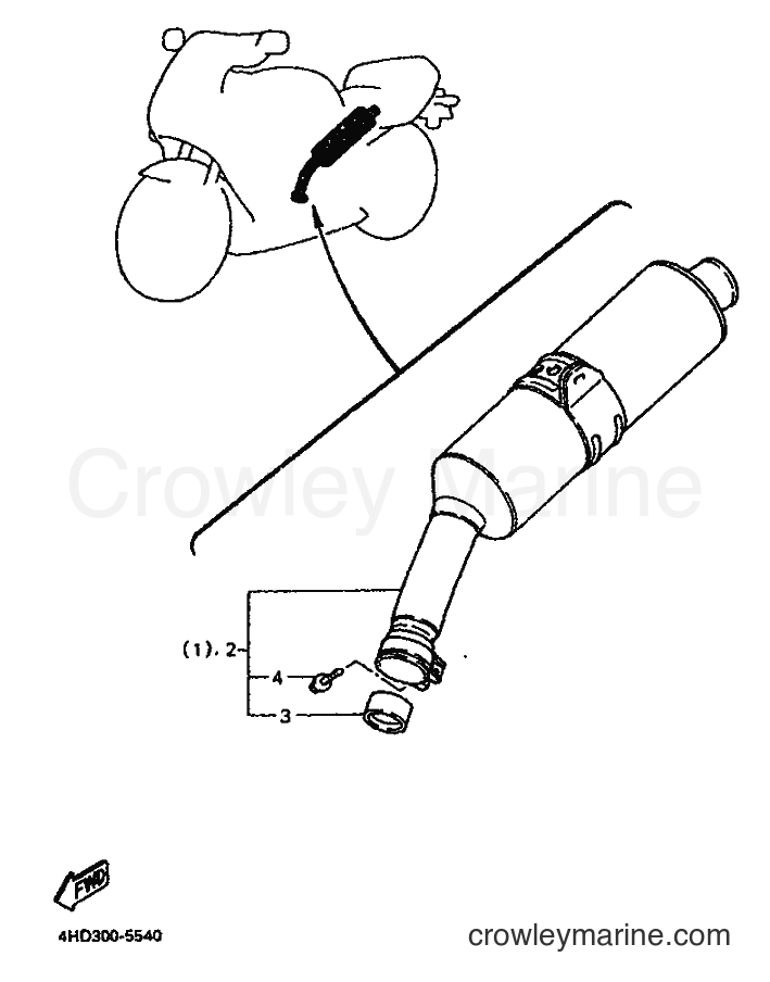1996 Sport Bike YZF750R - YZF750R (4HD7) [080] - ALTERNATE FOR ENGINE
