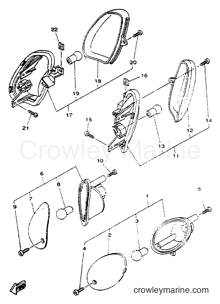 1998 Scooter YN50 - YN50 (5BW1) [010] - FLASHER LIGHT