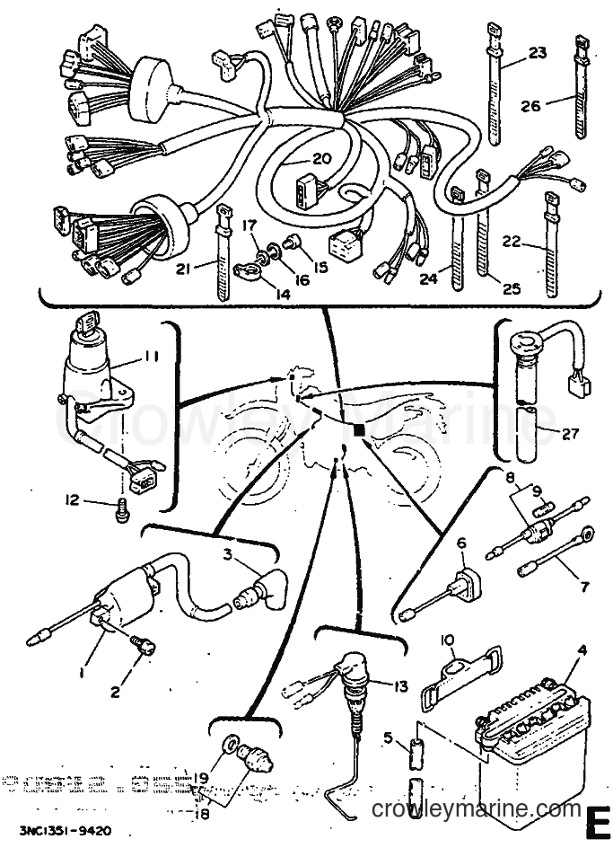 1991 Dirt Bike DT125R - DT125R (3PY3) [999] - ELECTRICAL 1