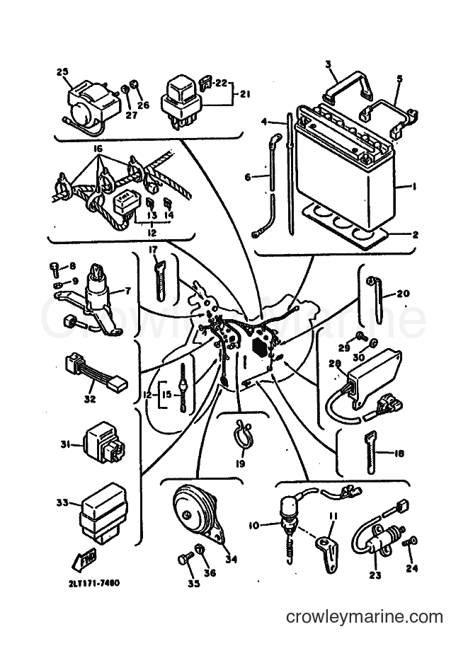 Yamaha Motors VMX12U (2LT0) [010] - ELECTRICAL 2
